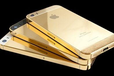 iPhone 5S độ vàng đẹp long lanh gần 90 triệu đồng